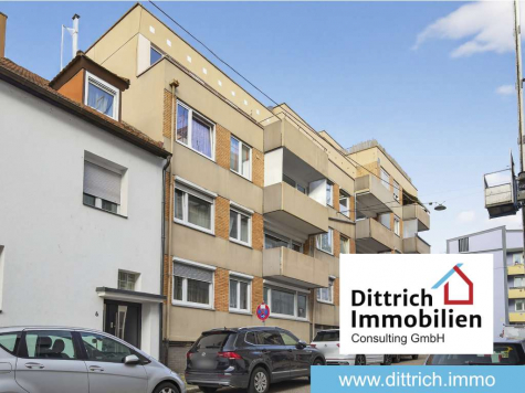 Außenansicht - Helle 3-Zi.-Wohnung mit Einbauküche, Balkon in Pfhm-Oststadt