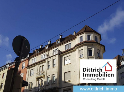 Außenansicht - 3-Zimmer-Wohnung zur Miete im denkmalgeschützten Altbau in Pforzheim