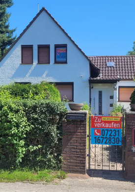 Doppelhaushälfte auf großem Erbpachtgrundstück in ruhiger Lage von Pforzheim-Wi-Höhe, 75179 Pforzheim, Einfamilienhaus