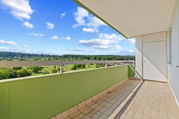 Bild - Helle 3-Zi.-Wohnung mit Weitblick – Fast-Penthouse im Hochhaus mit Aufzug & Garage