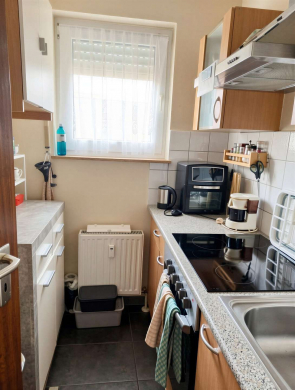 Küche - (KI generiert) - Kleine 2-Zi.Wohnung in der Pforzheimer Nordstadt