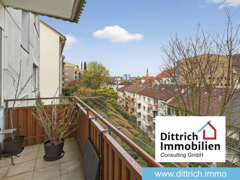 Balkon - 3-Zimmer-Wohnung mit Balkon und Weitblick – Pforzheim