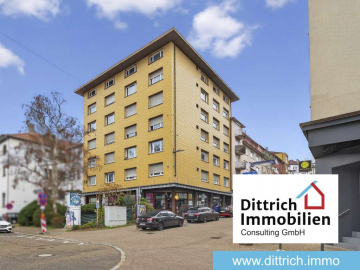 Wohn- und Geschäftshaus mit 18 Wohneinheiten und Café Pforzheim Nordstadt, 75177 Pforzheim, Mehrfamilienhaus (Anlageobjekt)